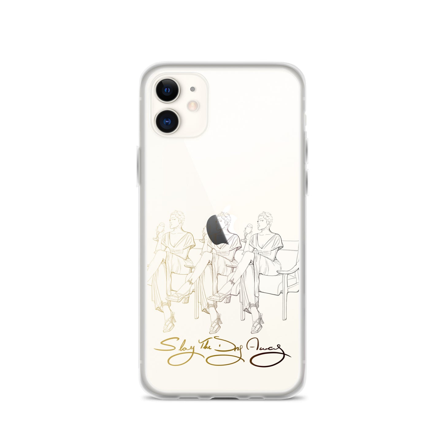 Slay The Day Away Clear Case for iPhone®