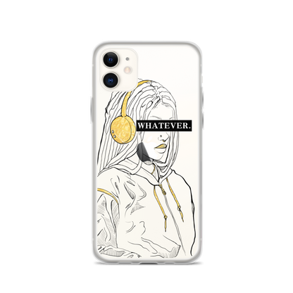 Unphased Unbreakable Unbothered Clear Case for iPhone®