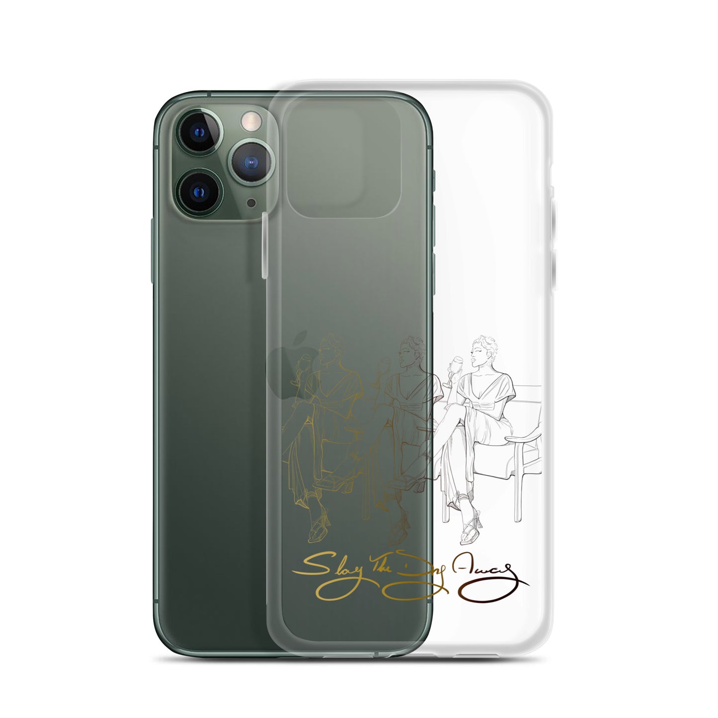 Slay The Day Away Clear Case for iPhone®