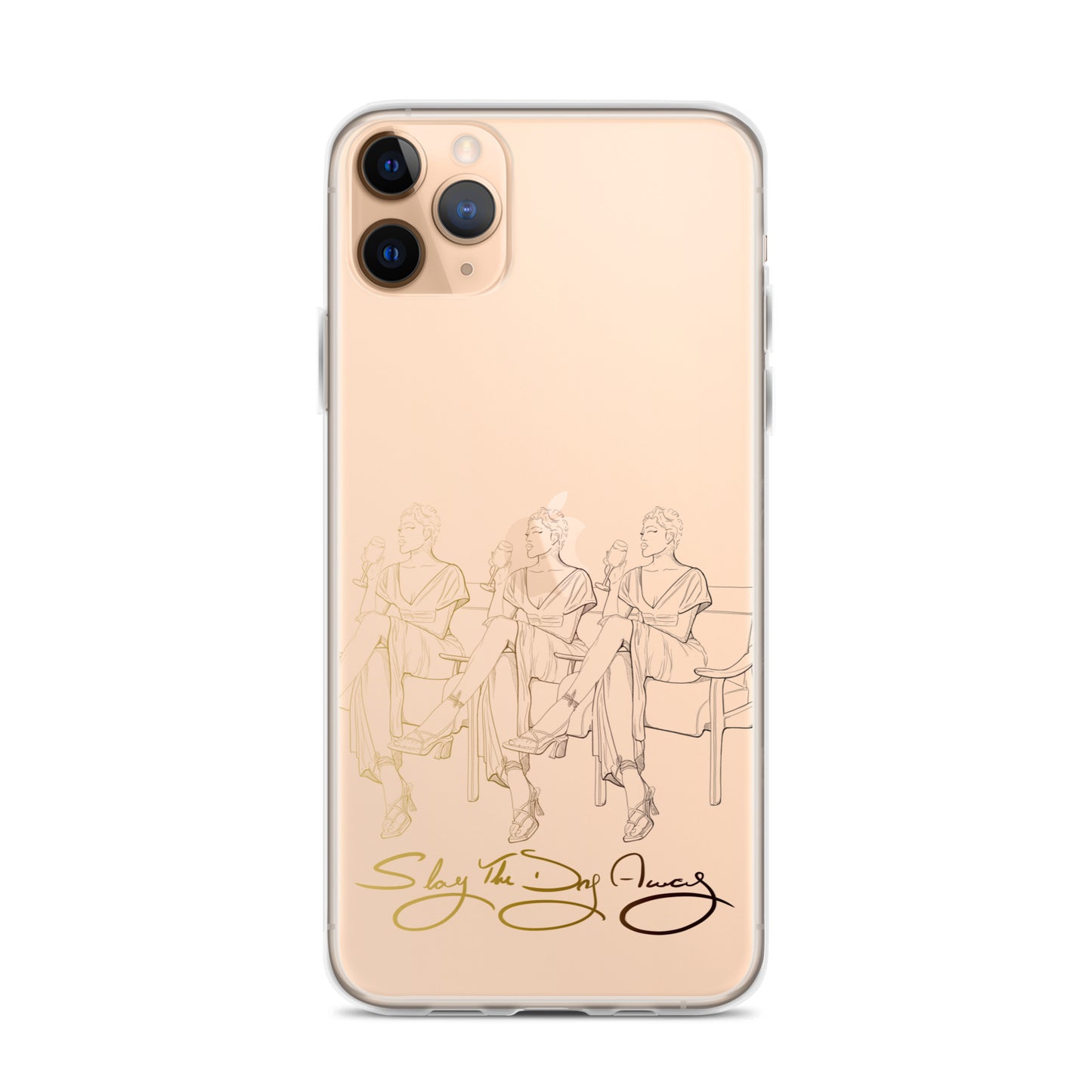 Slay The Day Away Clear Case for iPhone®