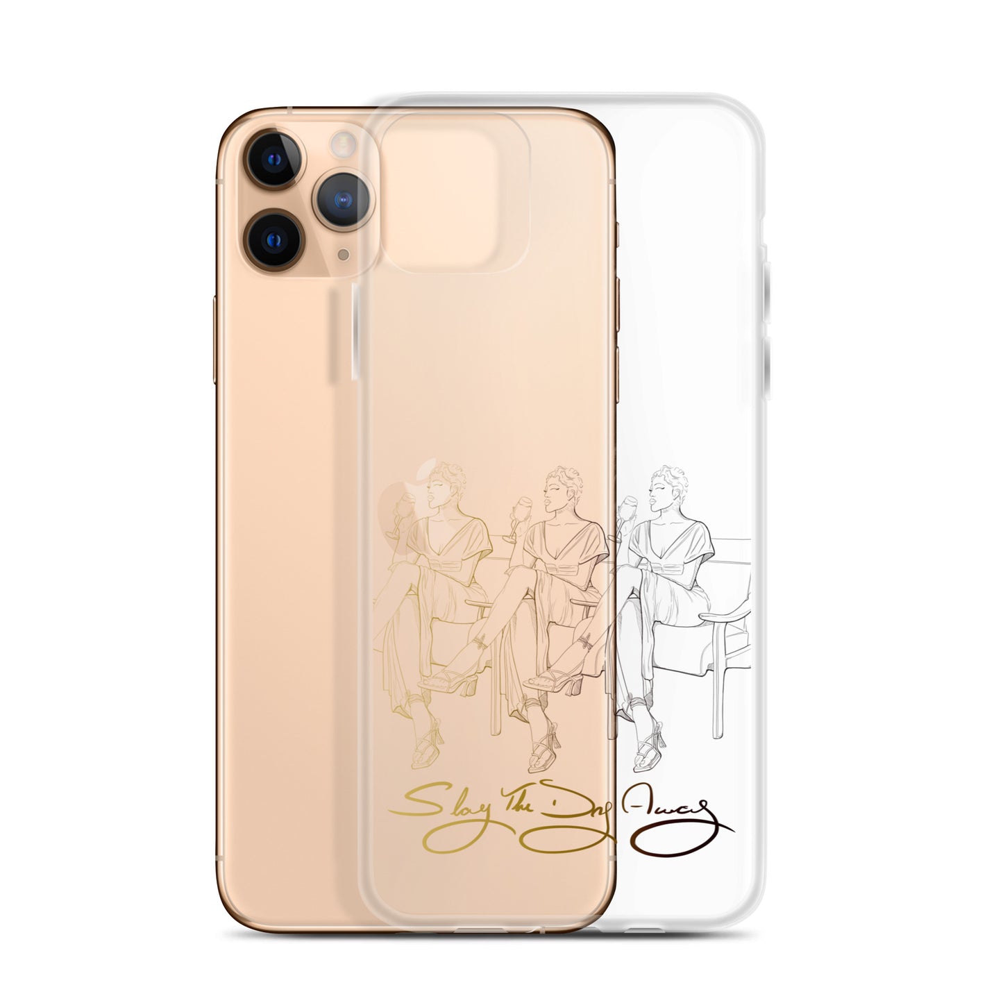 Slay The Day Away Clear Case for iPhone®