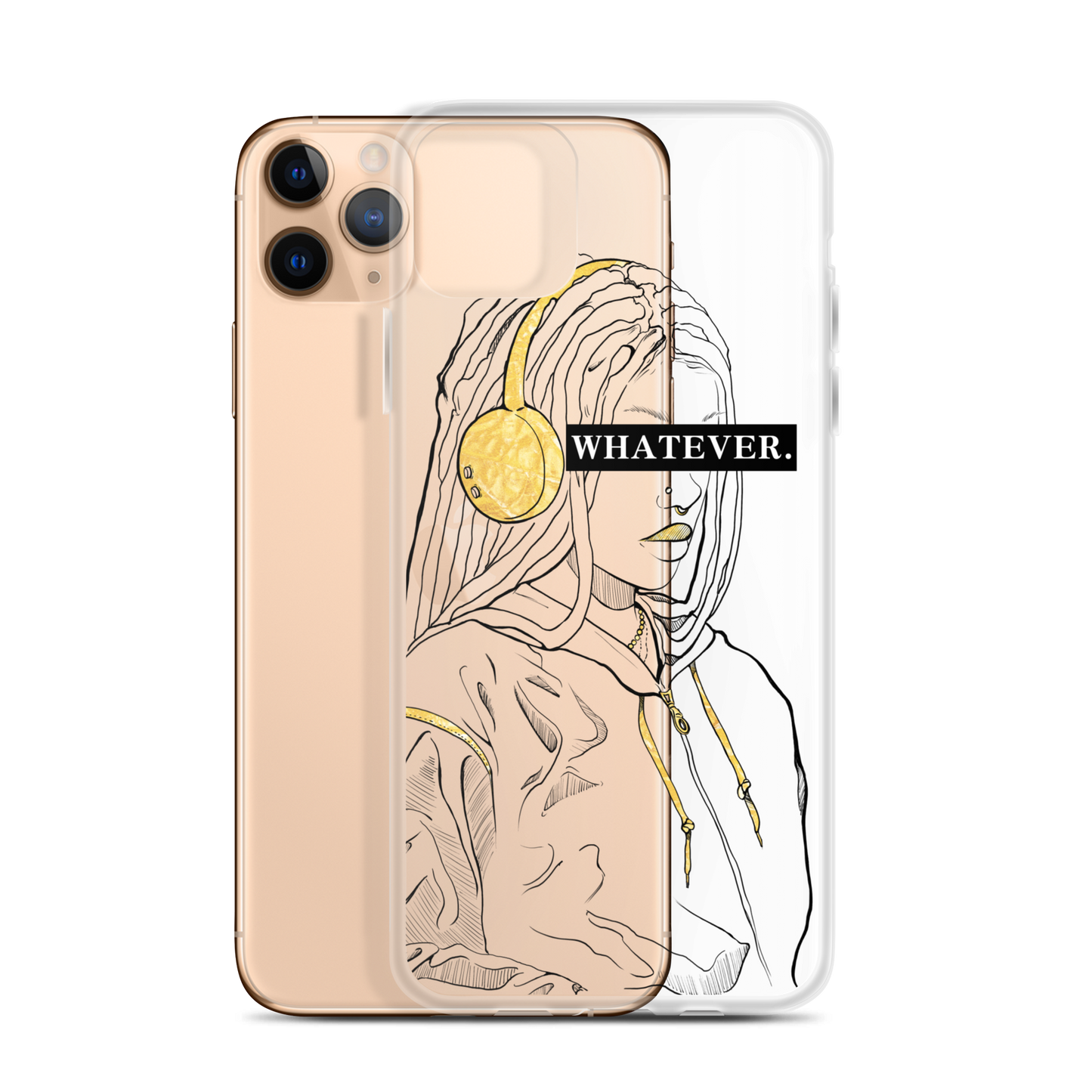 Unphased Unbreakable Unbothered Clear Case for iPhone®