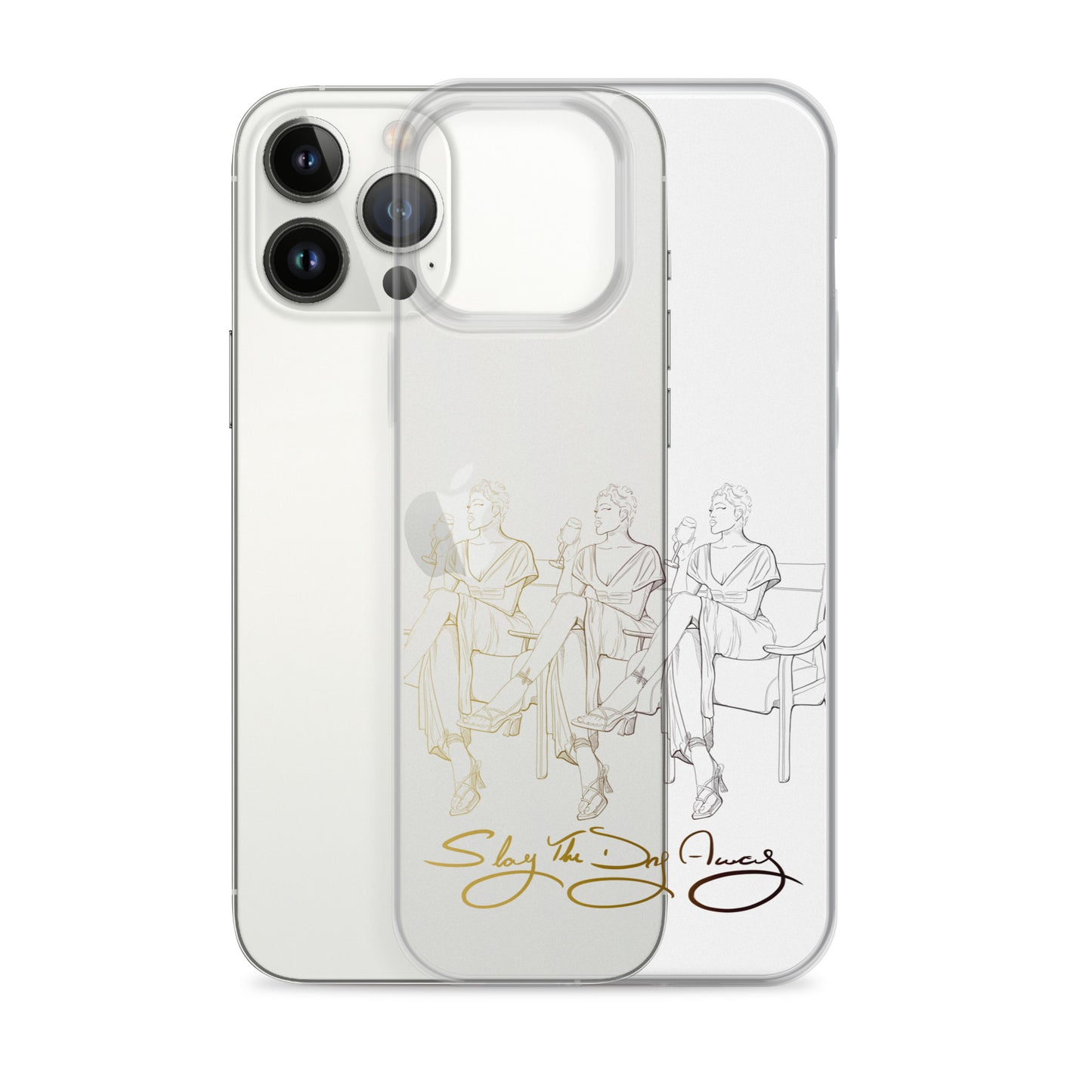 Slay The Day Away Clear Case for iPhone®