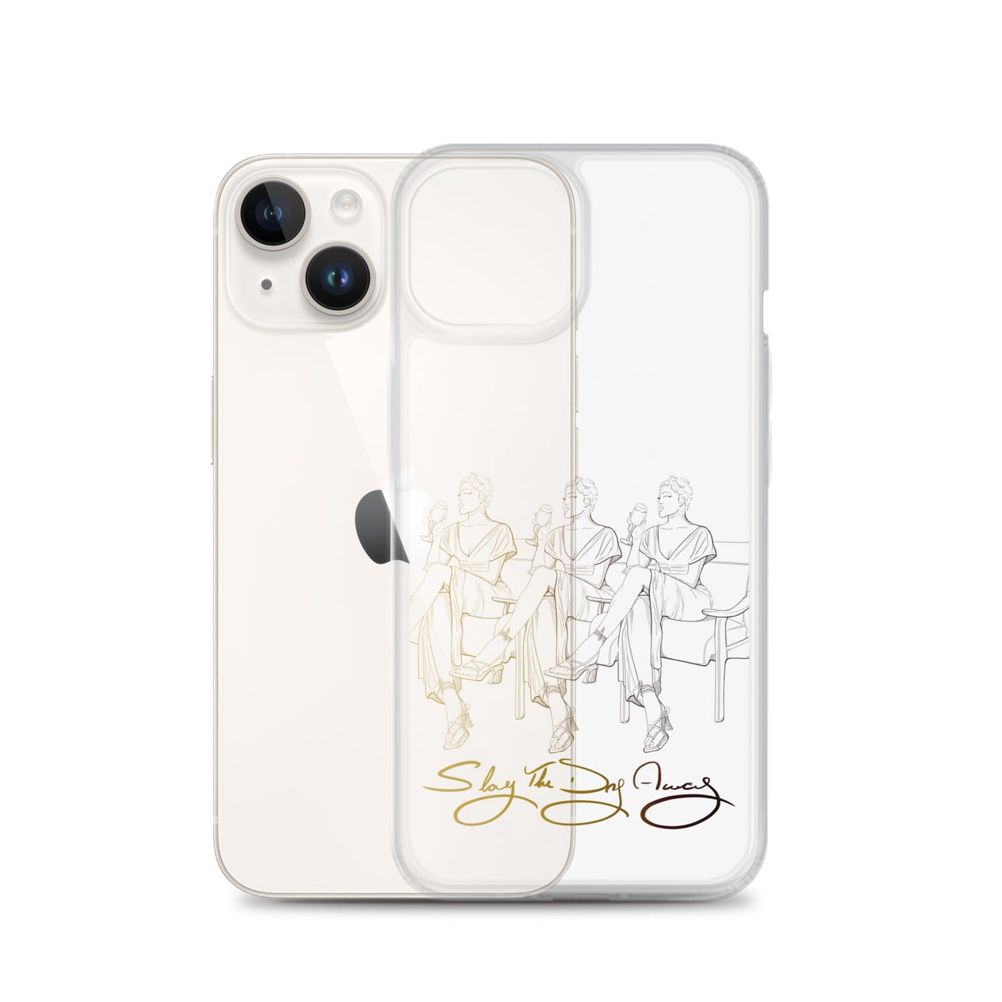 Slay The Day Away Clear Case for iPhone®