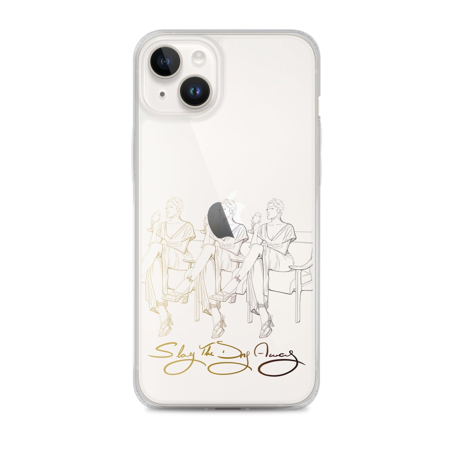 Slay The Day Away Clear Case for iPhone®