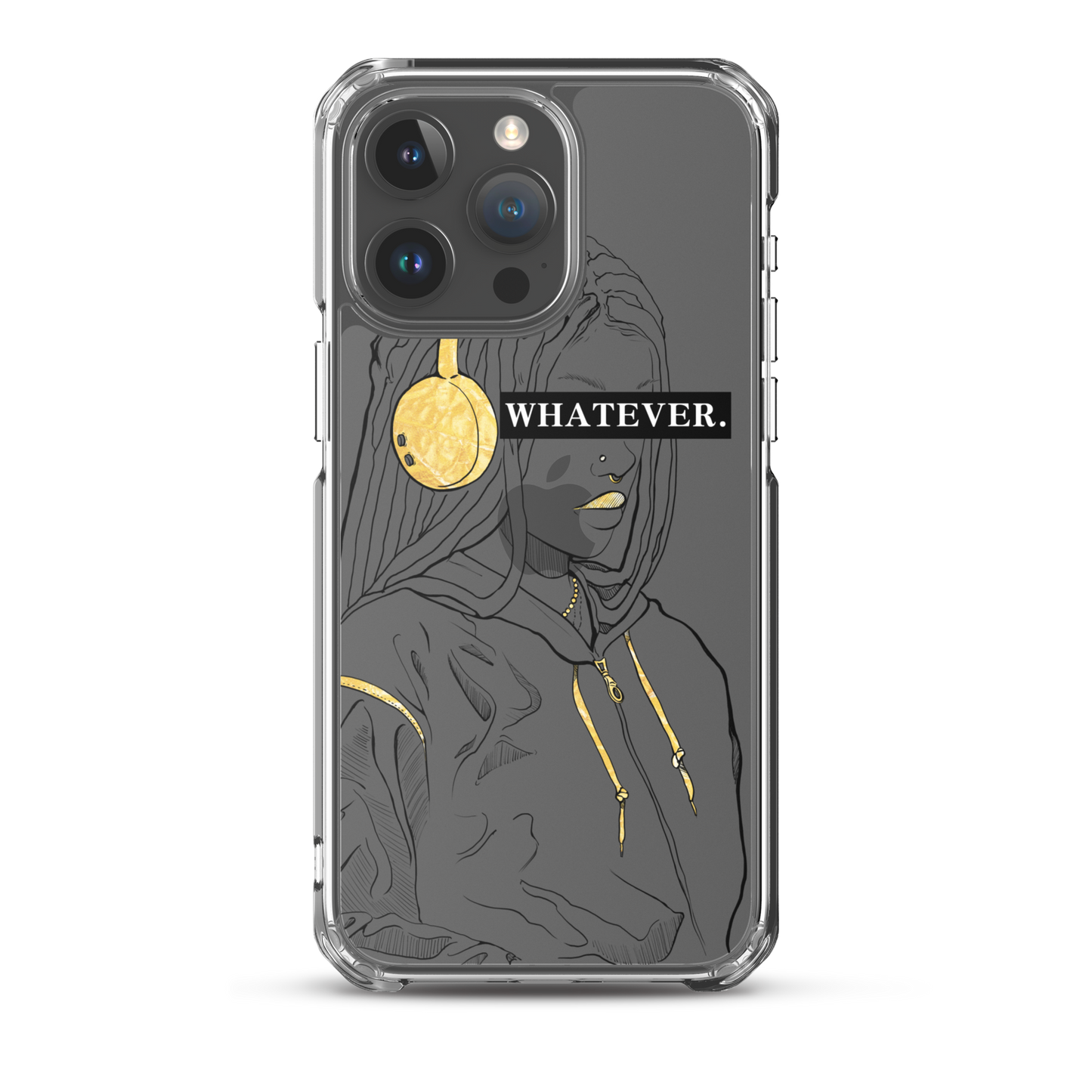 Unphased Unbreakable Unbothered Clear Case for iPhone®