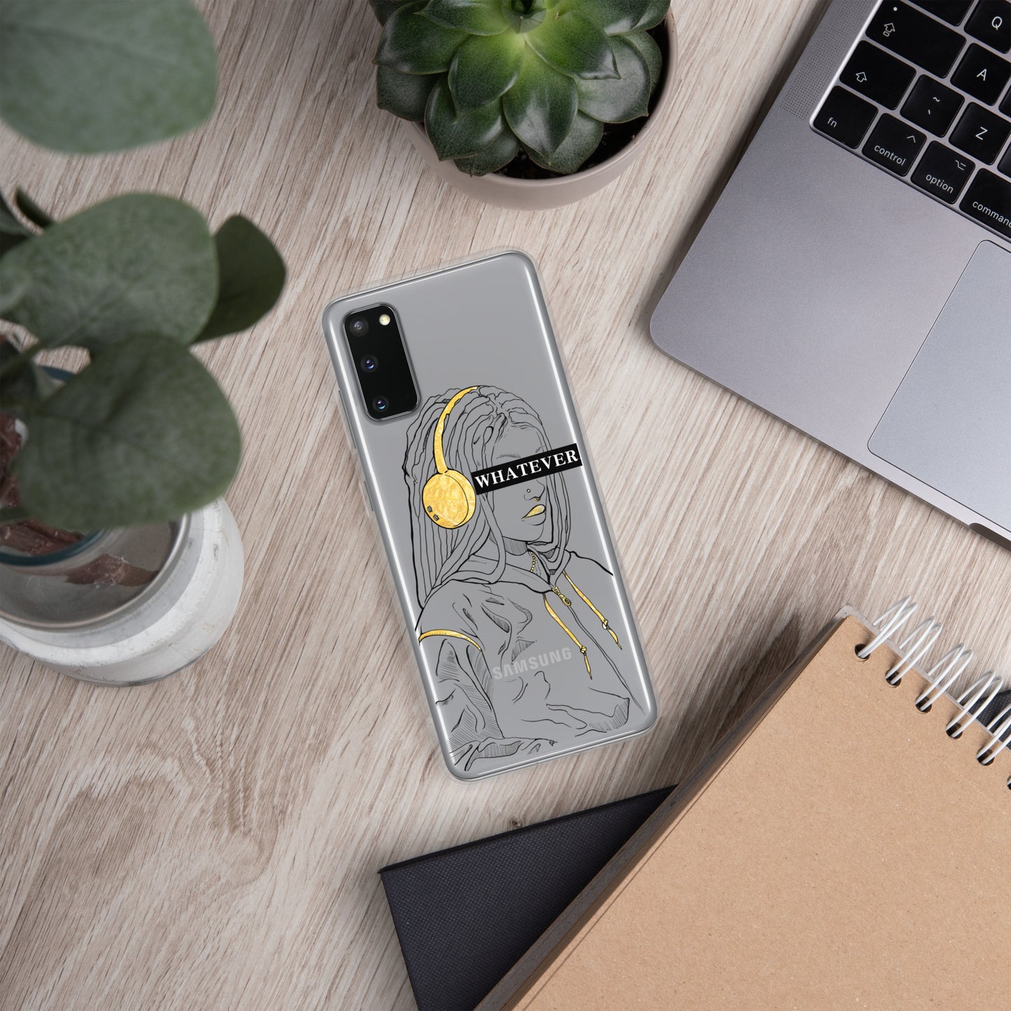 Unphased Unbreakable Unbothered Clear Case for Samsung®