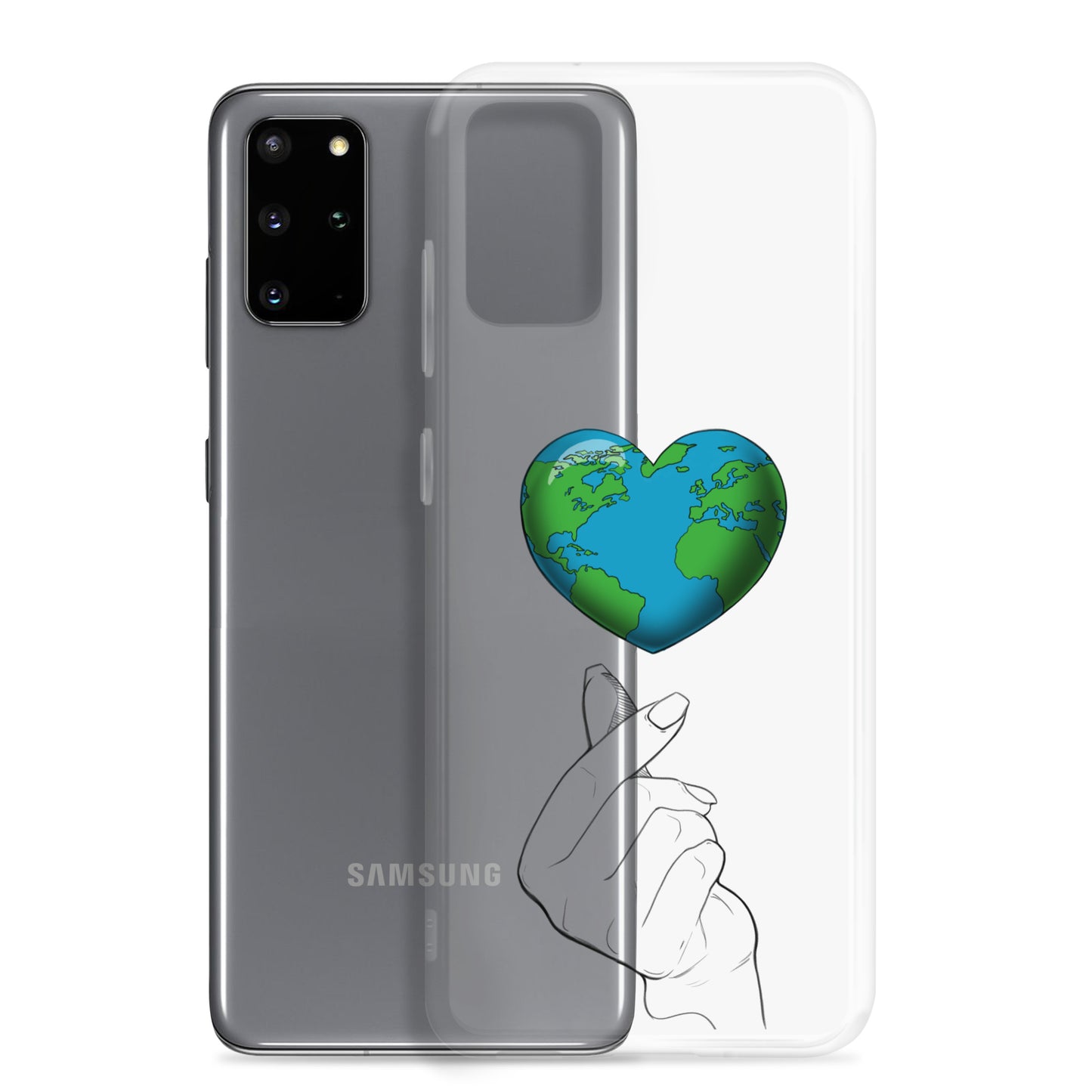 SoS Ebony | Clear Case for Samsung®