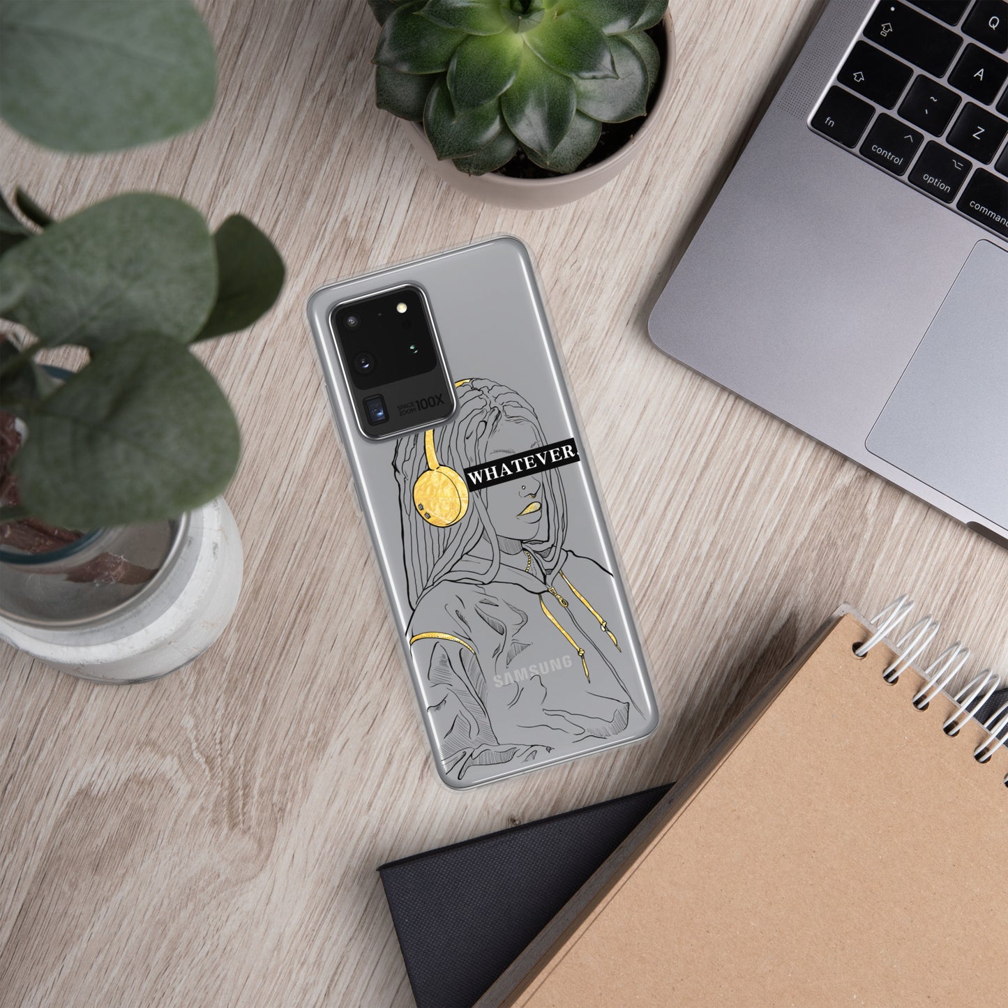 Unphased Unbreakable Unbothered Clear Case for Samsung®
